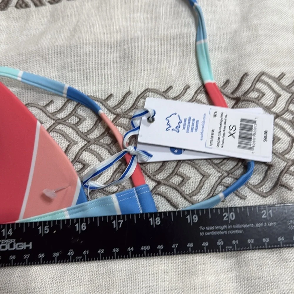 (L1) SOUTHERN TIDE, Colorful Striped Bikini Top, sizes S, XS - Picture 8 of 10